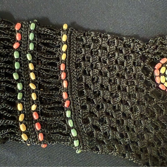 Joseph A’ Qu’est Black Embellished 3/4 Sleeve Blouse. Size M - Picture 12 of 13